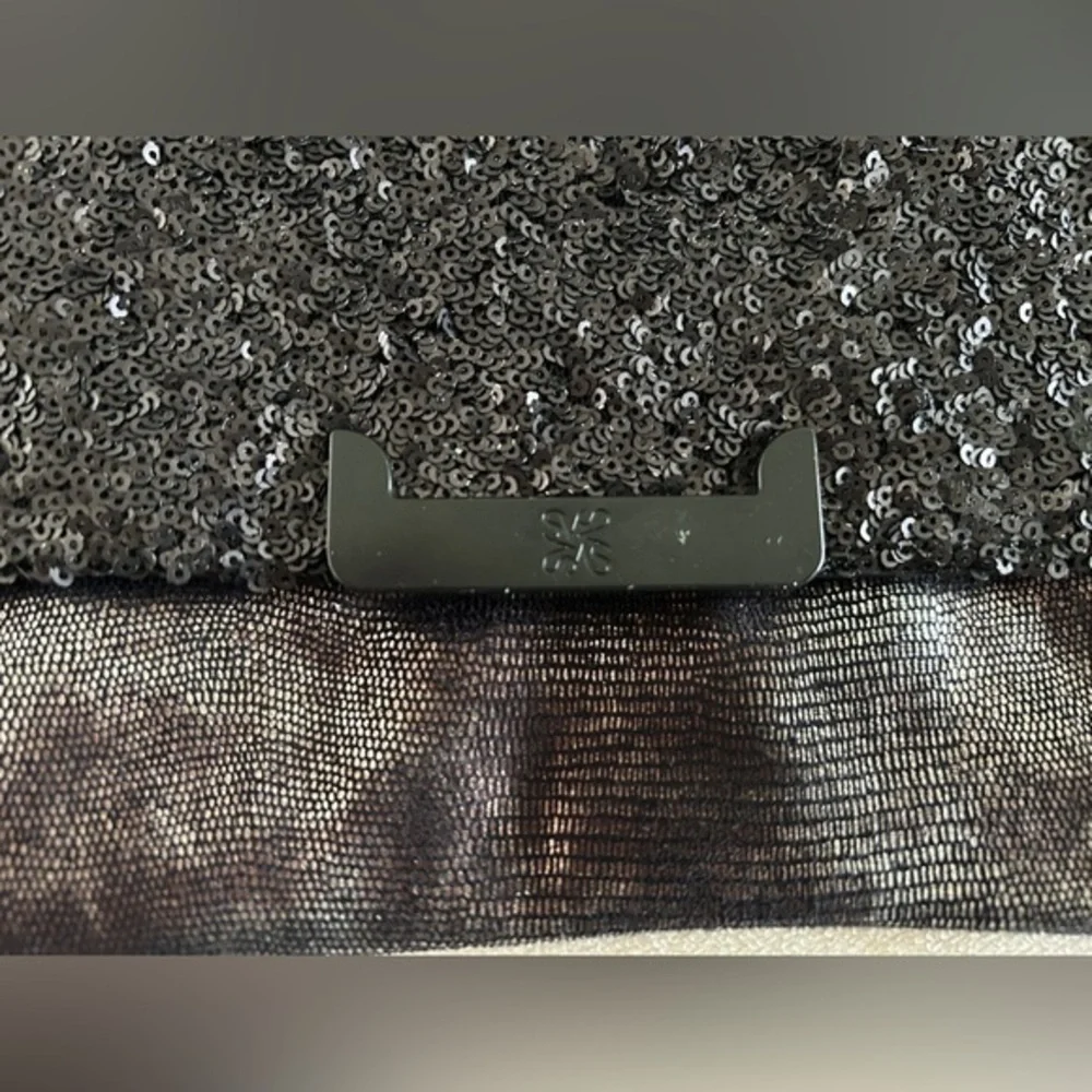 Simply Vera Vera wang‎ Elegant Black Sequin Shoulder Bag
